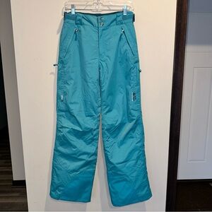 Mountain Hardwear Women’s Teal Dry Q Insulated Ski Snow Ice Winter Outdoor Pants